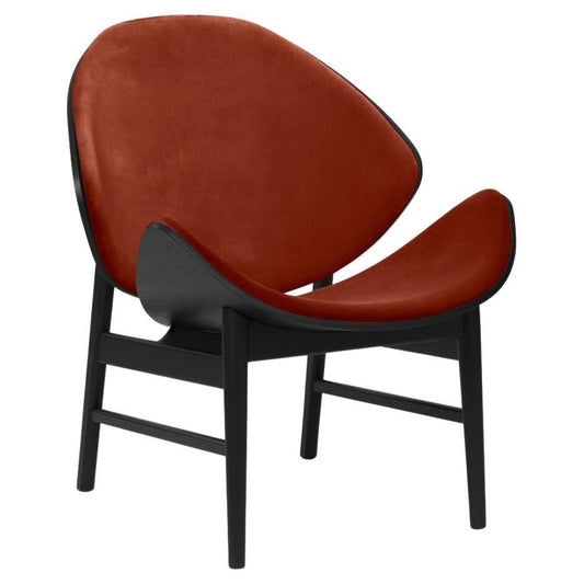 Ritz Orange Chair in Black Lacquered Oak by Warm Nordic