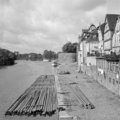 River in the Old City of Kassel, Germany, 1937, Printed 2021-DYV-1000886