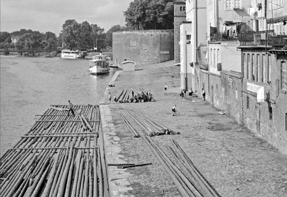 River in the Old City of Kassel, Germany, 1937, Printed 2021-DYV-1000886