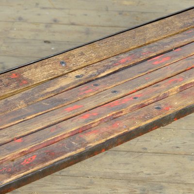 Riveted Iron Park Bench, 1920s-IW-1742648