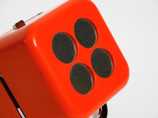 Rk 501 Alpha 2 Legendary Orange Cube Radio by Dario & Mario Bellini for Siemens, Germany, 1968-RR-2042924