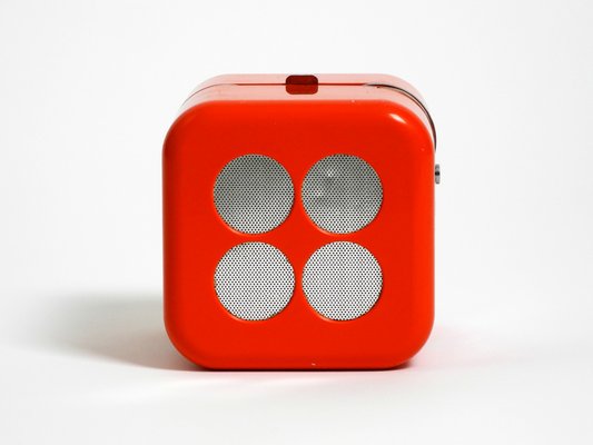 Rk 501 Alpha 2 Legendary Orange Cube Radio by Dario & Mario Bellini for Siemens, Germany, 1968-RR-2042924