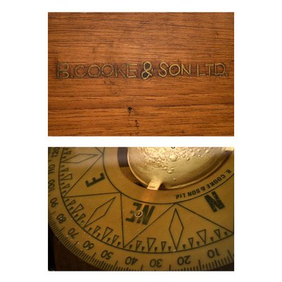 Road Compass Wooden Table by B.Cooke & Son ltd-NQ-625156