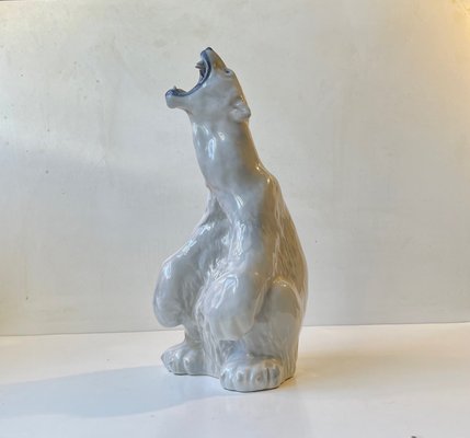 Roaring Polar Bear No. 502 by C. F. Liisberg from Royal Copenhagen-LCR-1326448