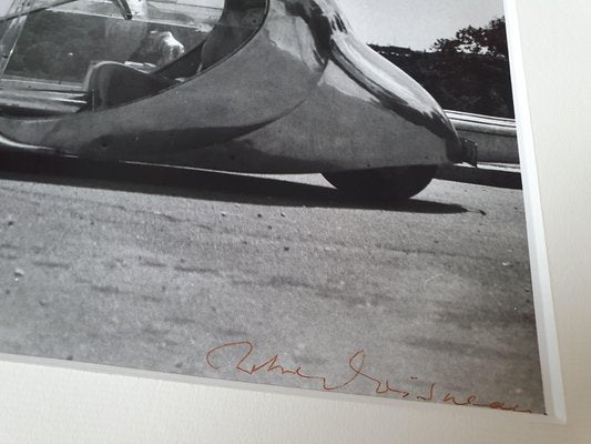 Robert Doisneau Paul Arzens' "Electric Egg" in front of the Eiffel Tower 1980-ICD-971990