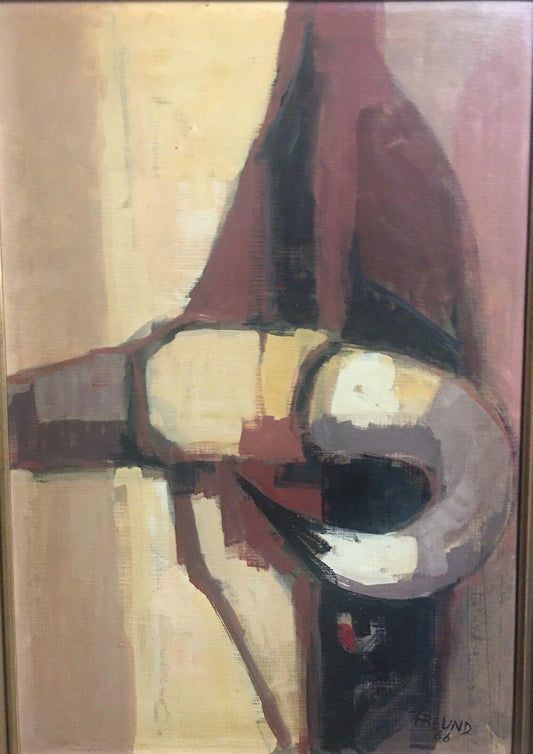 Robert Freund, Bullhorn, 1966, Oil on Canvas