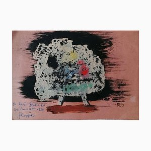 Robert Schuppner-Hamm - Composition - Original Mixed Media Artwork - 1960-ZCI-839428