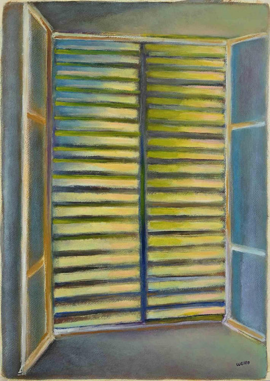 Roberto Cuccaro, Closed Shutters, Drawing, 2000s