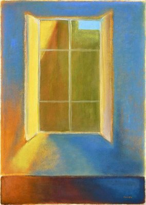 Roberto Cuccaro, Open Window, Gouache, 2000s-ZCI-1761905