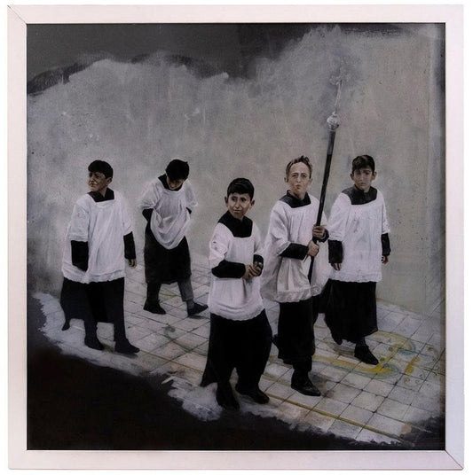 Roberto De Francisci, Altar Boys, Oil Painting, 2013