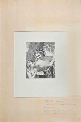 Roberto Taparelli, The Music Lesson, Lithograph, 19th Century-ZCI-1788662