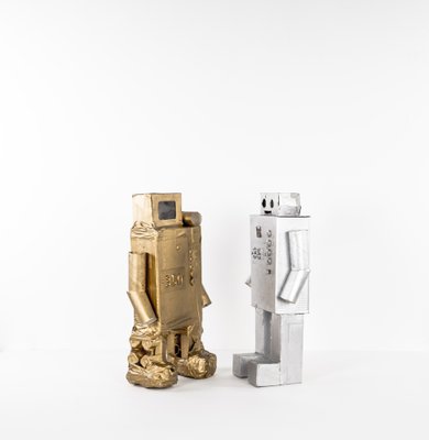 Roboter No. 350 in Golden Cardboard by Philip Lorenz, 2010-VLO-1030687