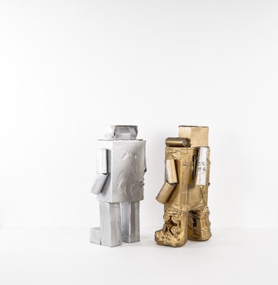 Roboter No. 350 in Golden Cardboard by Philip Lorenz, 2010-VLO-1030687