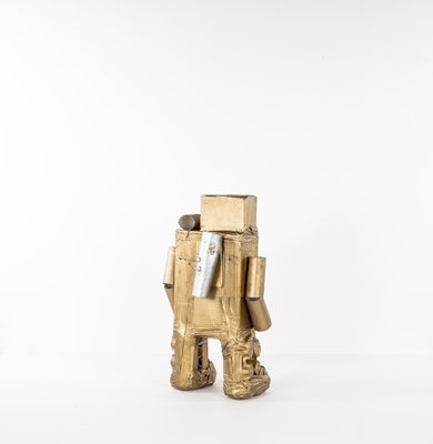 Roboter No. 350 in Golden Cardboard by Philip Lorenz, 2010-VLO-1030687