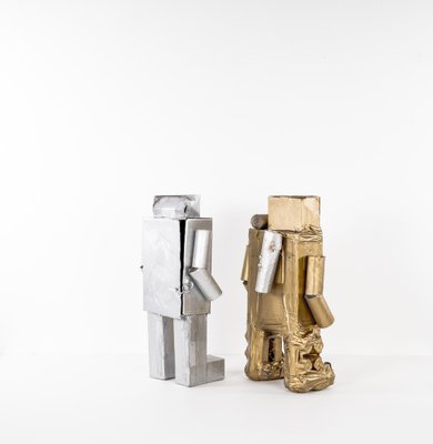 Roboter No. 351 in Silver Cardboard by Philip Lorenz, 2010-VLO-1030690