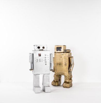 Roboter No. 351 in Silver Cardboard by Philip Lorenz, 2010-VLO-1030690