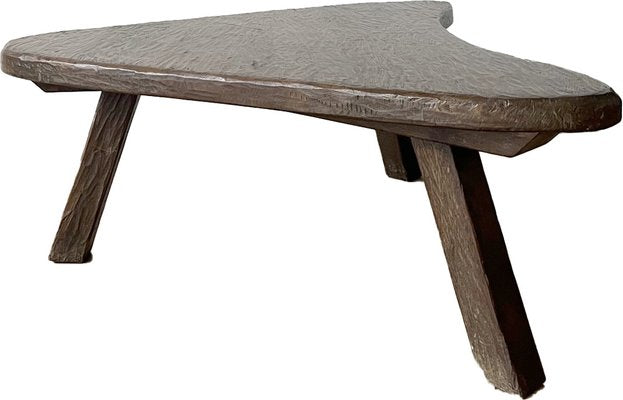 Robust Coffee Table with Boomerang Shaped Top, 1970s-AHH-1793761