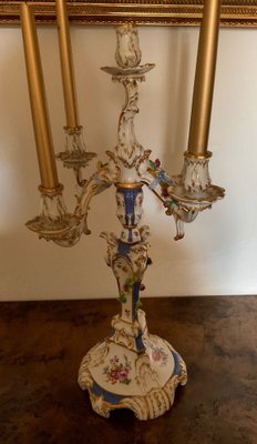 Rocaille Porcelain Candelabra from KPM Berlin-OZS-1343792