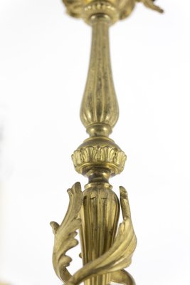 Rocaille Style Chandelier in Gilt Bronze, 1880s-CEJ-672360