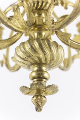 Rocaille Style Chandelier in Gilt Bronze, 1880s-CEJ-672360