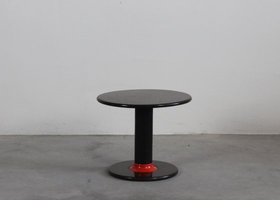 Rocchettone Wood Round Side Table by Ettore Sottsass for Poltronova, Italy, 1964-IVC-1359087