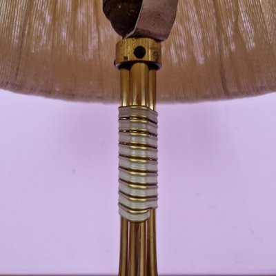 Rockabilly Brass Tripod Table Lamp, 1950s-ZPB-1703949