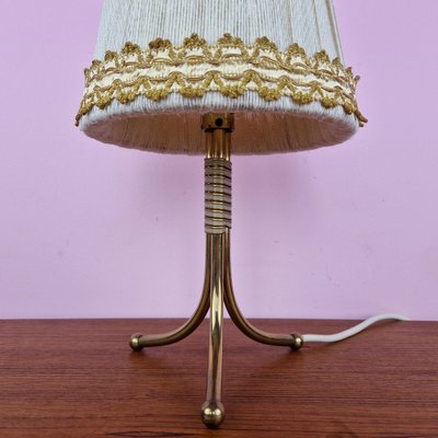 Rockabilly Brass Tripod Table Lamp, 1950s-ZPB-1703949