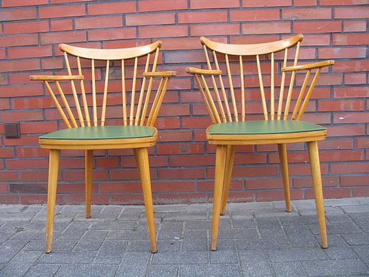 Rockabilly Dining Chairs, 1950s, Germany, Set of 2-SZW-887964