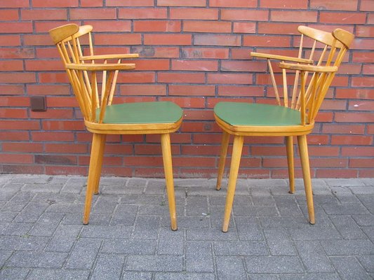 Rockabilly Dining Chairs, 1950s, Germany, Set of 2-SZW-887964