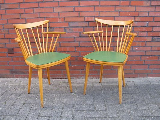 Rockabilly Dining Chairs, 1950s, Germany, Set of 2-SZW-887964