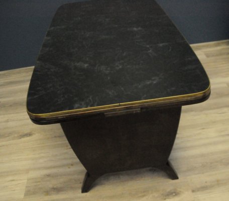 Rockabilly Extendable Table with Marble Top, 1960s-KDW-1821909