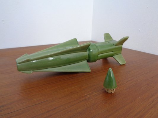 Rocket Ceramic Decanter, Germany, 1960s-RDW-1400913