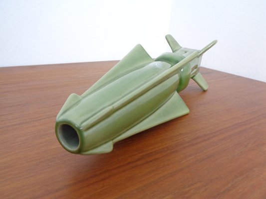 Rocket Ceramic Decanter, Germany, 1960s-RDW-1400913