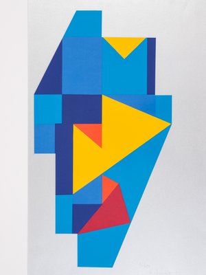 Rocket, Screenprint on Thick Paper, Framed-GPP-1126472