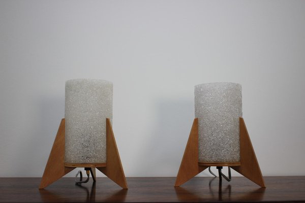 Rocket Table Lamps from Pokrok Žílina, 1970s, Set of 2-TZ-592130