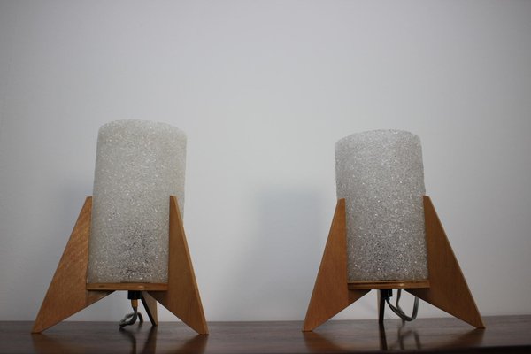 Rocket Table Lamps from Pokrok Žílina, 1970s, Set of 2-TZ-592130