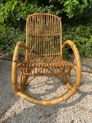 Rocking Armchair Attributed to Franco Albini, 1950s-SSK-998158