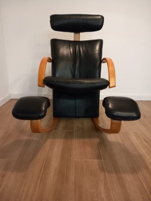 Rocking Armchair from Stokke, Norway, 1980s-DAS-1774362