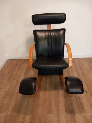 Rocking Armchair from Stokke, Norway, 1980s-DAS-1774362