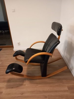 Rocking Armchair from Stokke, Norway, 1980s-DAS-1774362