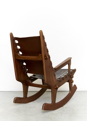 Rocking Chair by Angel I. Pazmino for Muebles de Estilo, Ecuador, 1970s-XE-1444495