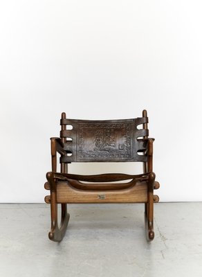 Rocking Chair by Angel I. Pazmino for Muebles de Estilo, Ecuador, 1970s-XE-1444490