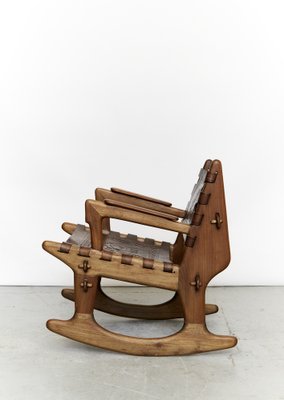 Rocking Chair by Angel I. Pazmino for Muebles de Estilo, Ecuador, 1970s-XE-1444490