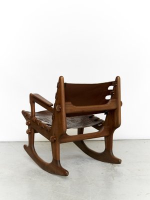 Rocking Chair by Angel I. Pazmino for Muebles de Estilo, Ecuador, 1970s-XE-1444490