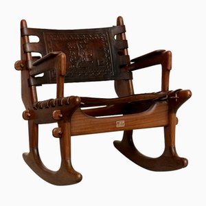 Rocking Chair by Angel I. Pazmino for Muebles de Estilo, Ecuador, 1970s-XE-1444490