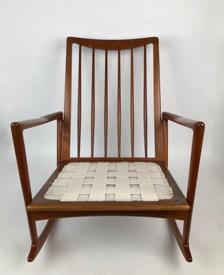 Rocking Chair by Ib Kofod-Larsen for Christian Linnebergs Møbelfabrik, 1962-BAF-763489