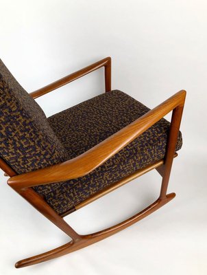 Rocking Chair by Ib Kofod-Larsen for Christian Linnebergs Møbelfabrik, 1962-BAF-763489