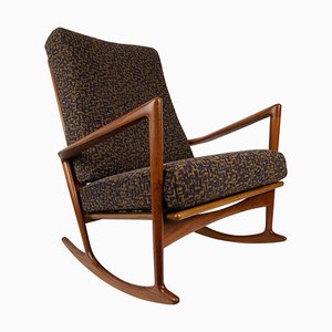 Rocking Chair by Ib Kofod-Larsen for Christian Linnebergs Møbelfabrik, 1962-BAF-763489