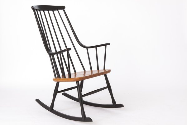 Rocking Chair by Lena Larsson for Nesto, Sweden, 1960s-DOM-1739567