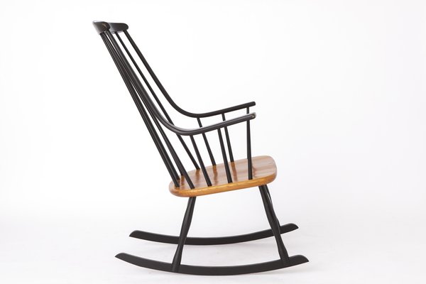 Rocking Chair by Lena Larsson for Nesto, Sweden, 1960s-DOM-1739567